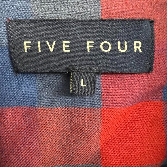 Brand: Five Four Plaid Grunge Shirt - Picture 4 of 7